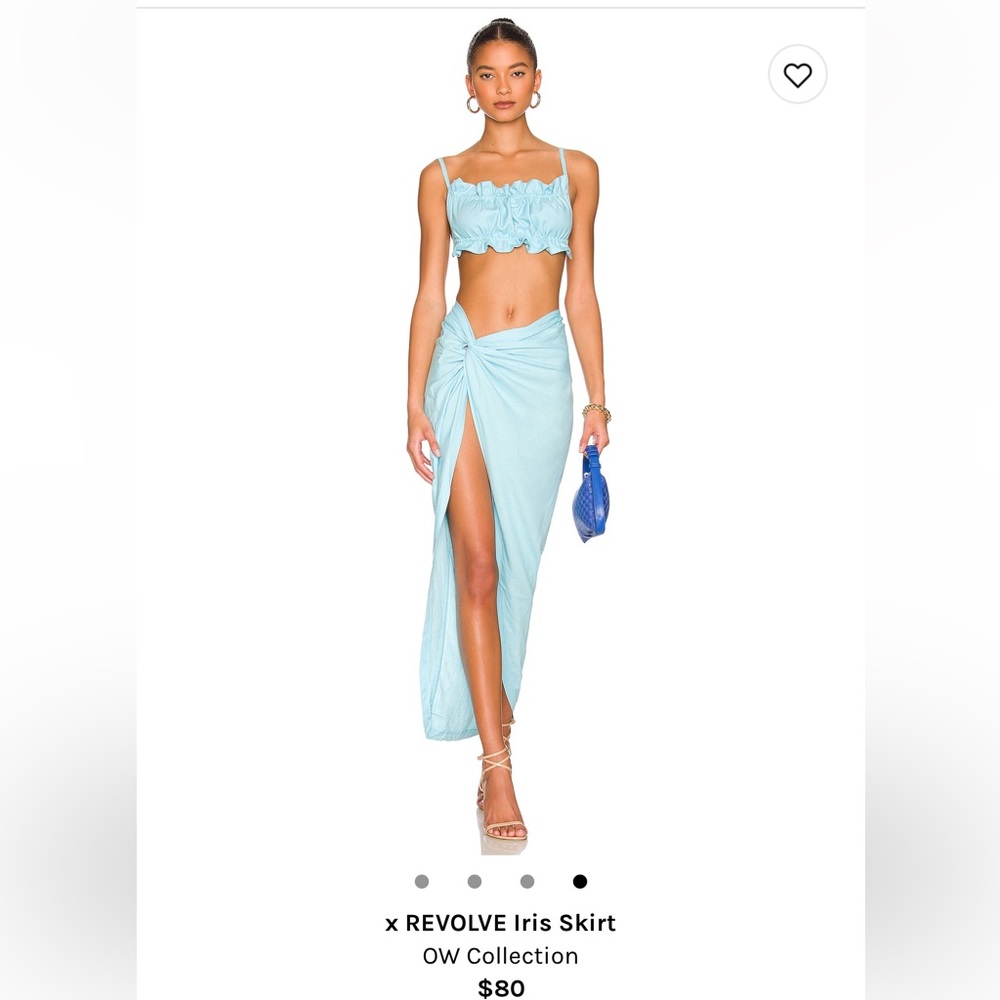 NWT Revolve OW Intimates blue two piece set